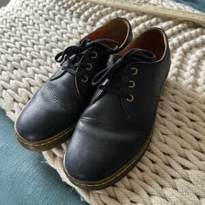 Doc Dr Mortens Mens Chunky Leather Oxford Size 8 Grunge Indie Sleaze Punk Emo